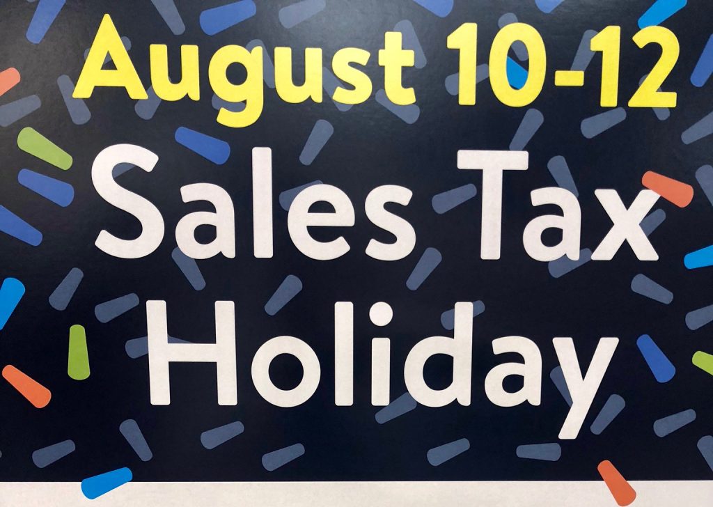Texas TaxFree Weekend August 10 12, 2018